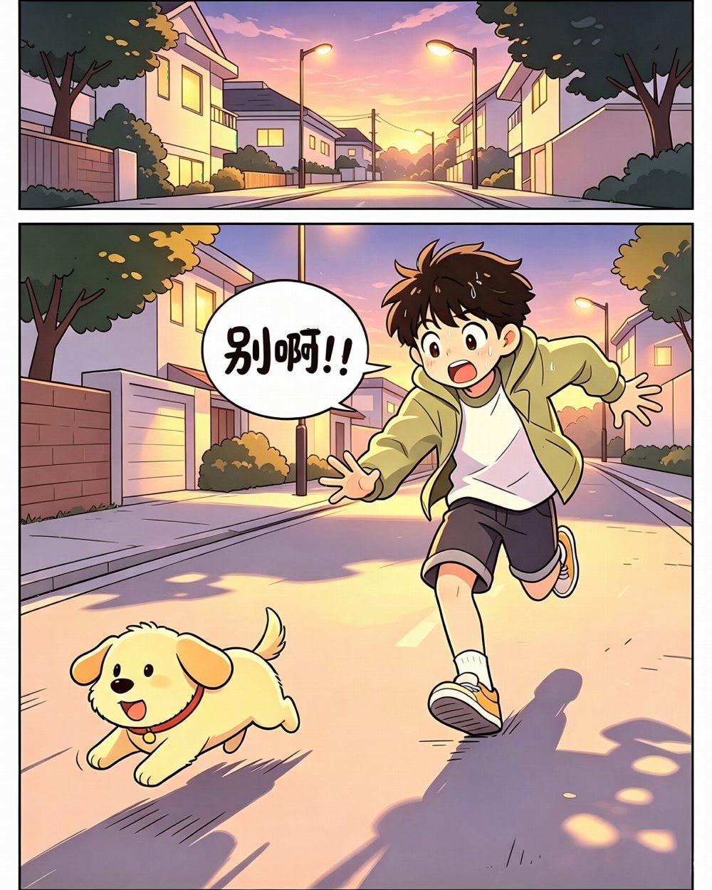 社死的遛狗现场